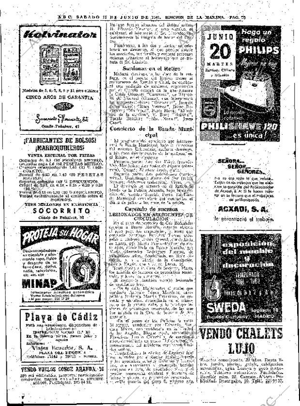 ABC MADRID 17-06-1961 página 70