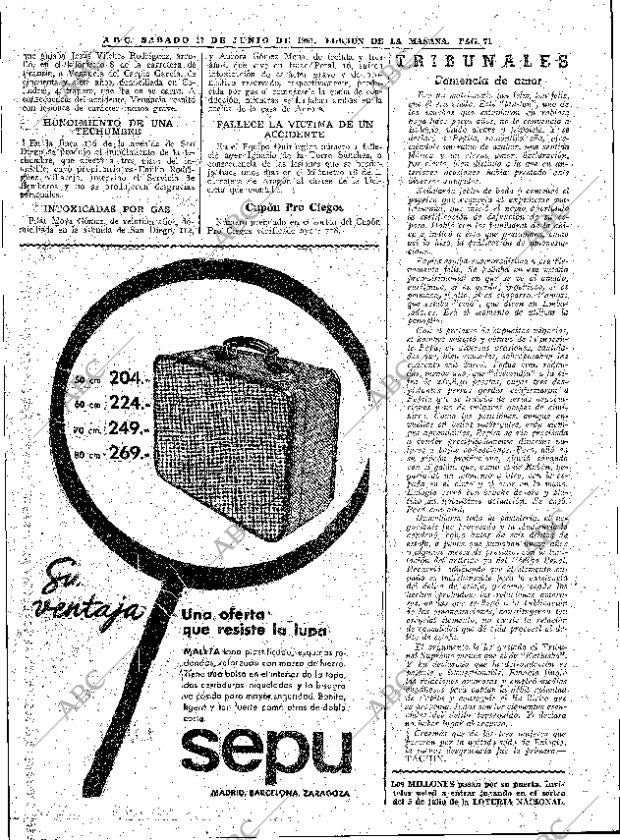 ABC MADRID 17-06-1961 página 71