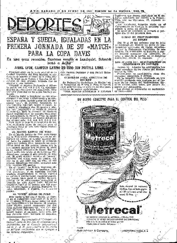 ABC MADRID 17-06-1961 página 77