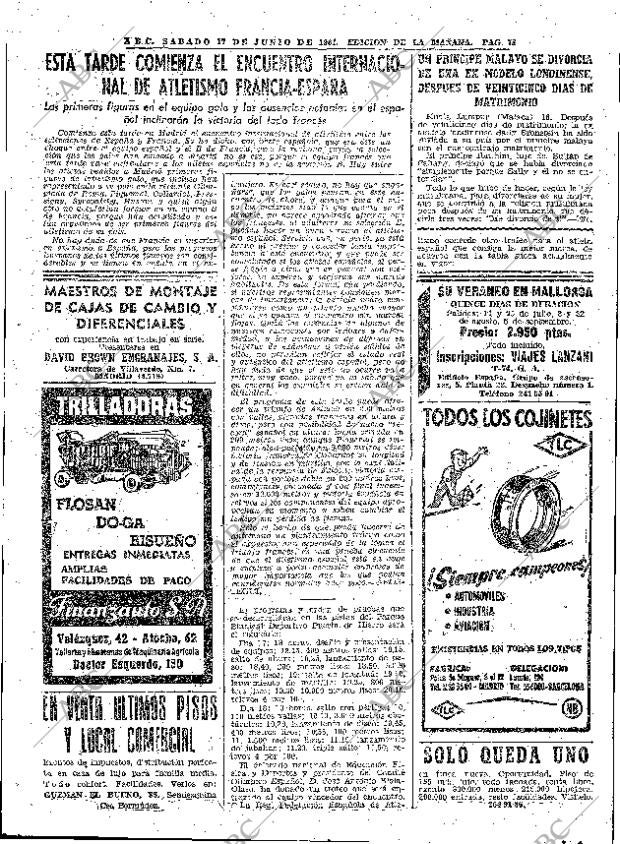 ABC MADRID 17-06-1961 página 78