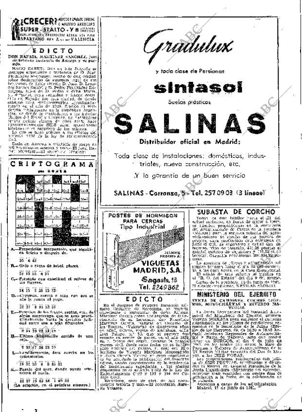 ABC MADRID 17-06-1961 página 95