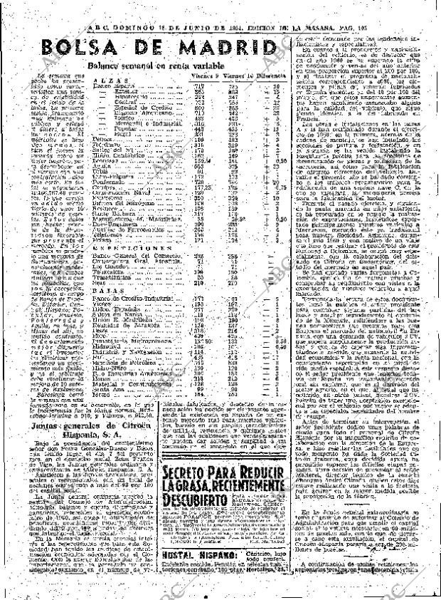 ABC MADRID 18-06-1961 página 105