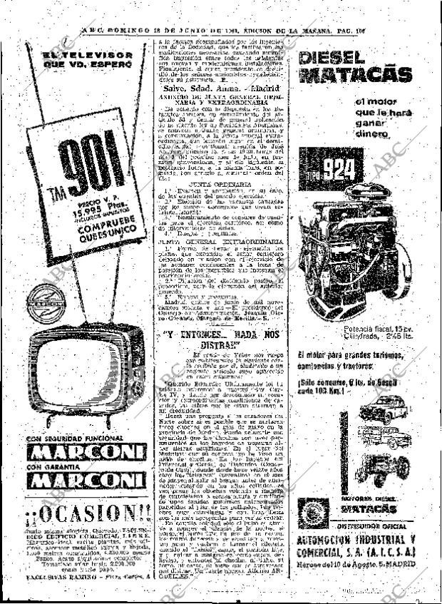 ABC MADRID 18-06-1961 página 106