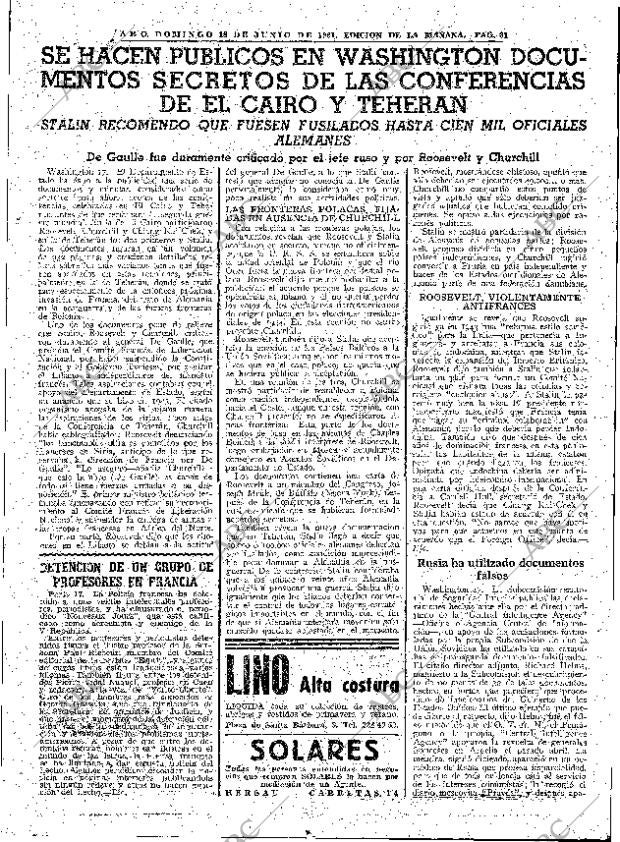 ABC MADRID 18-06-1961 página 81