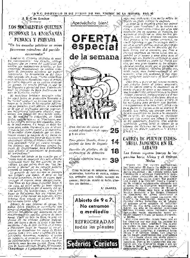 ABC MADRID 18-06-1961 página 85