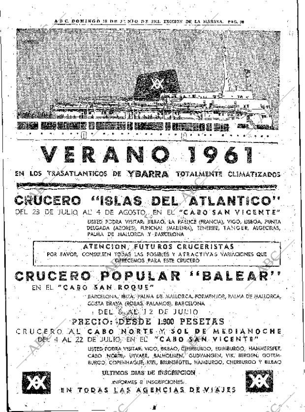 ABC MADRID 18-06-1961 página 90