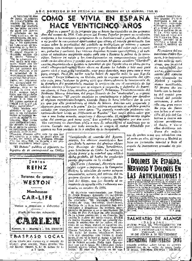 ABC MADRID 18-06-1961 página 93