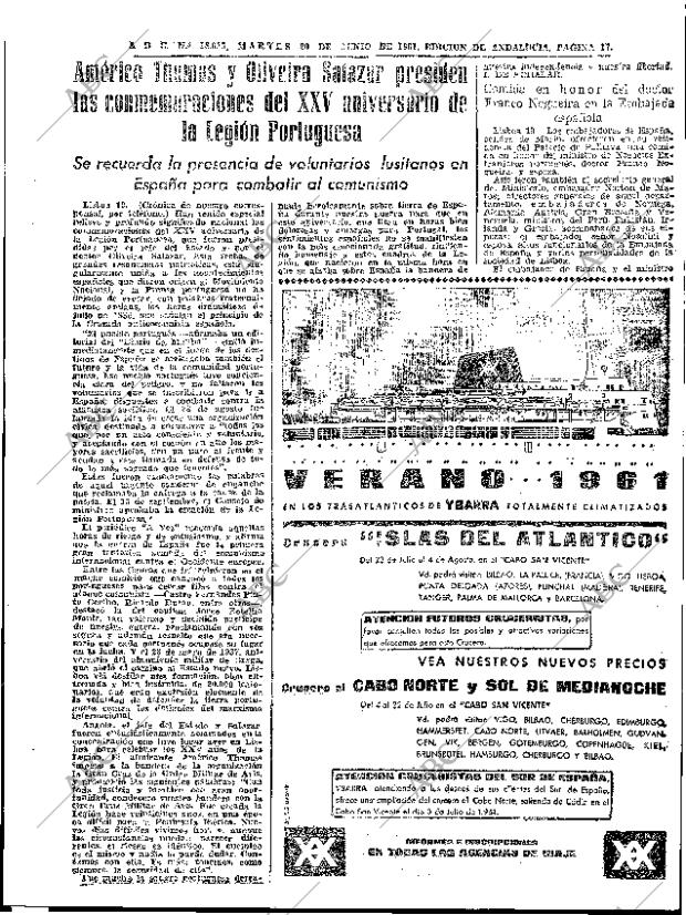 ABC SEVILLA 20-06-1961 página 17