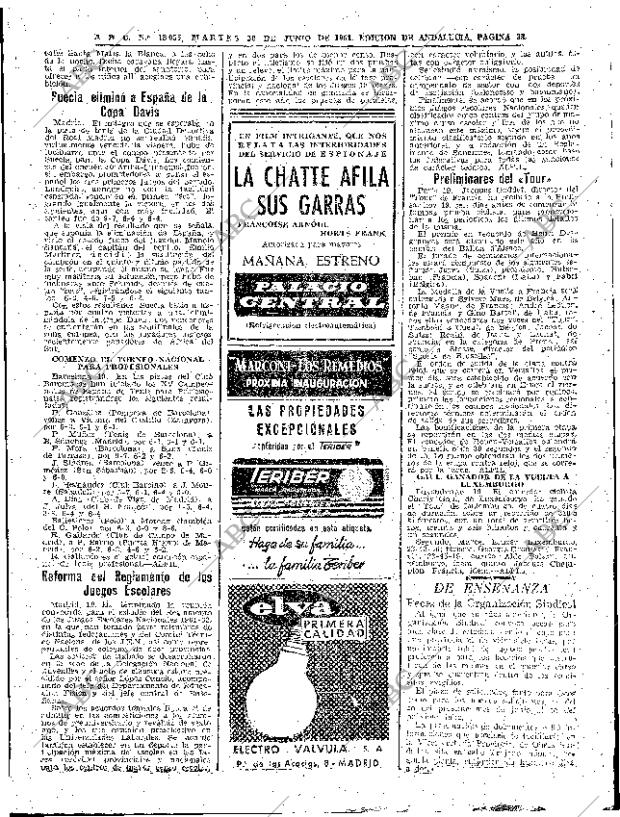 ABC SEVILLA 20-06-1961 página 33