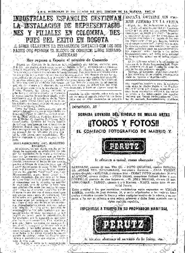 ABC MADRID 21-06-1961 página 49