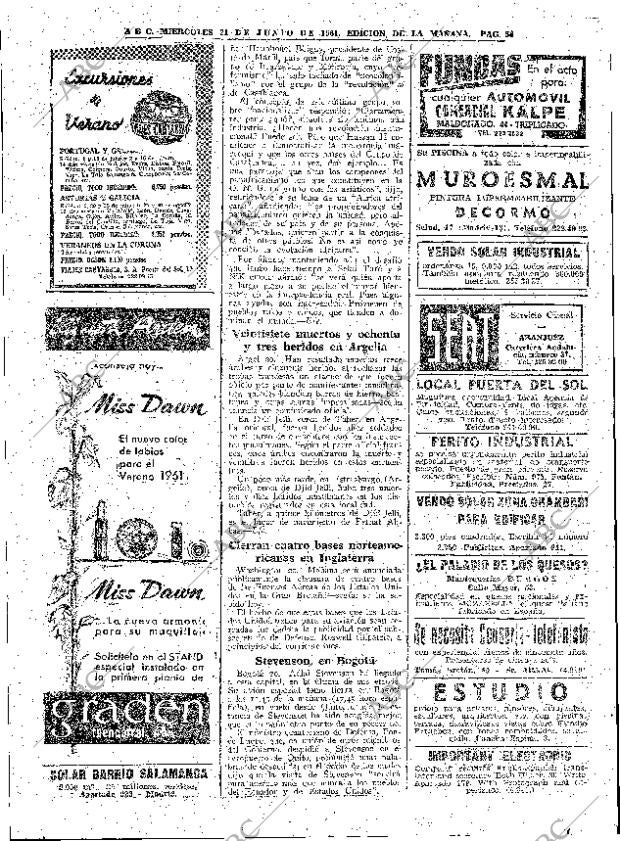 ABC MADRID 21-06-1961 página 54