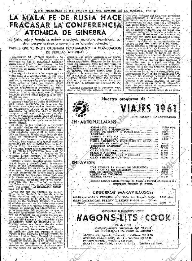 ABC MADRID 21-06-1961 página 55