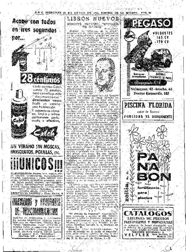 ABC MADRID 21-06-1961 página 60