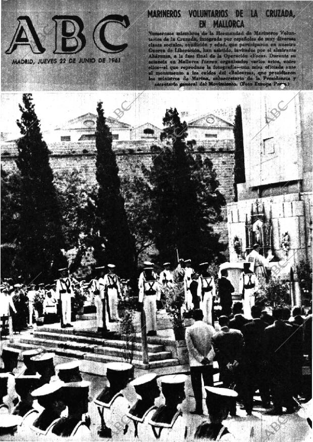 ABC MADRID 22-06-1961 página 1