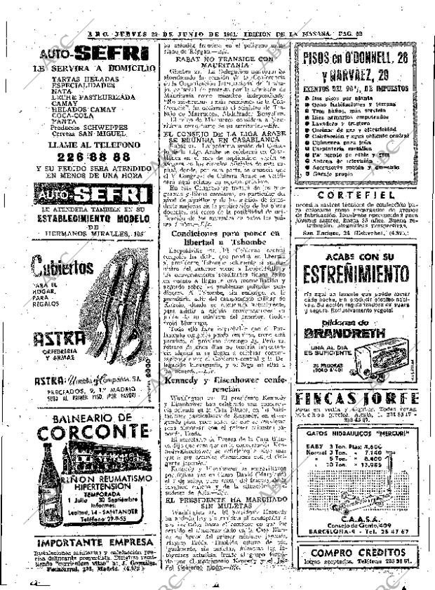 ABC MADRID 22-06-1961 página 52
