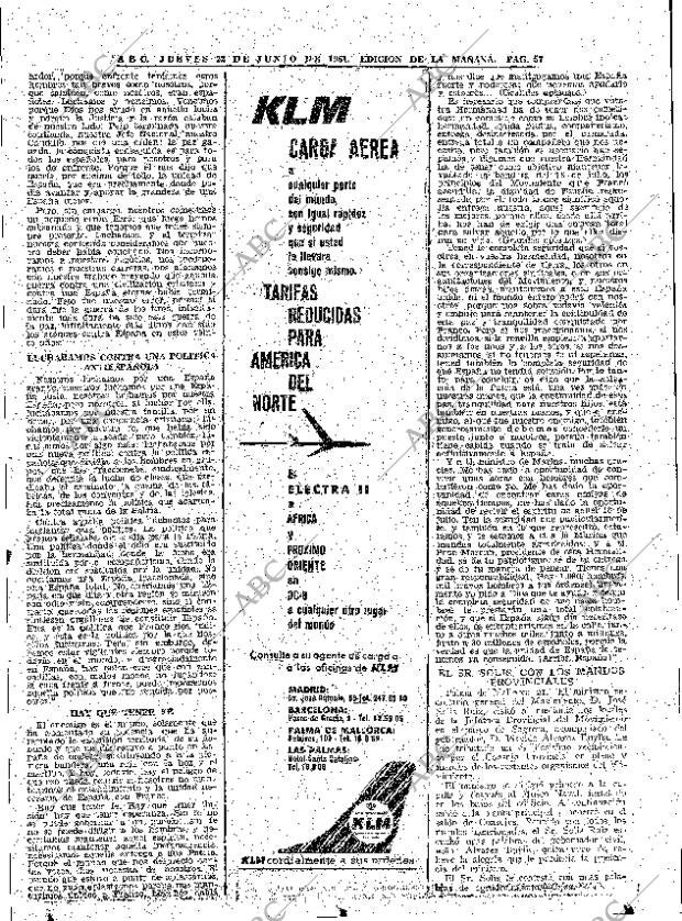 ABC MADRID 22-06-1961 página 57
