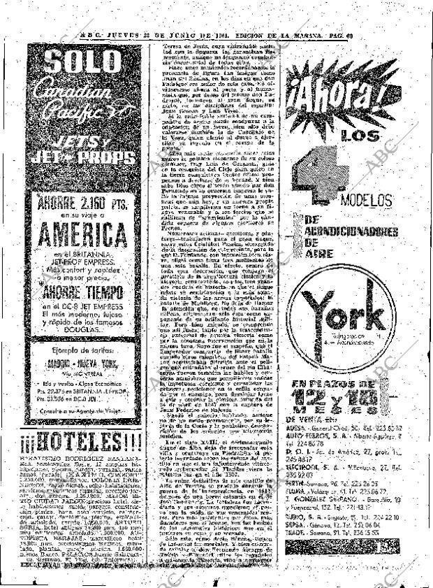 ABC MADRID 22-06-1961 página 60