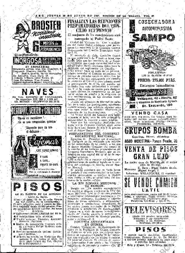 ABC MADRID 22-06-1961 página 62