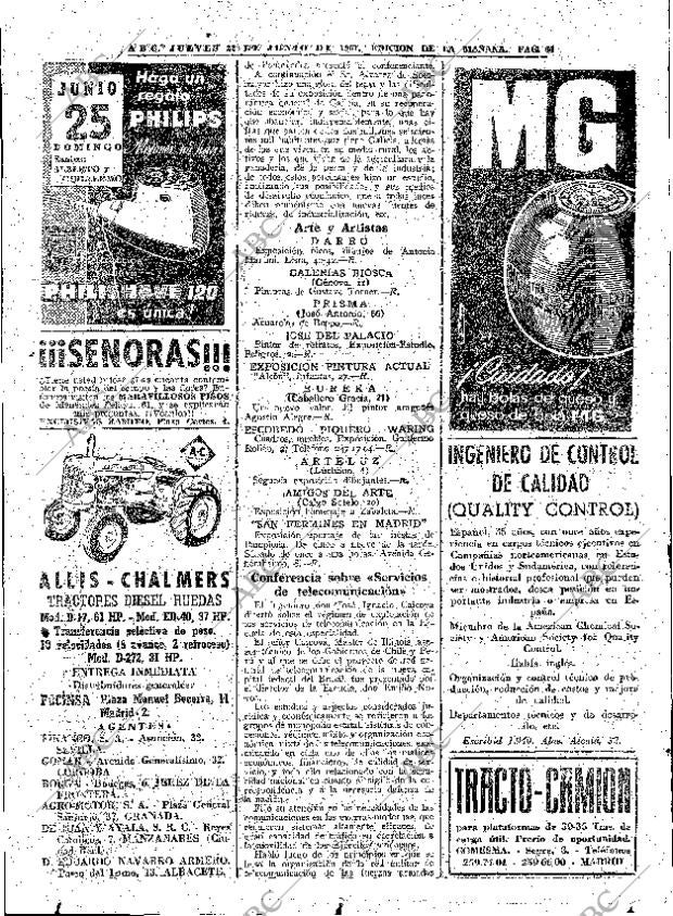 ABC MADRID 22-06-1961 página 64