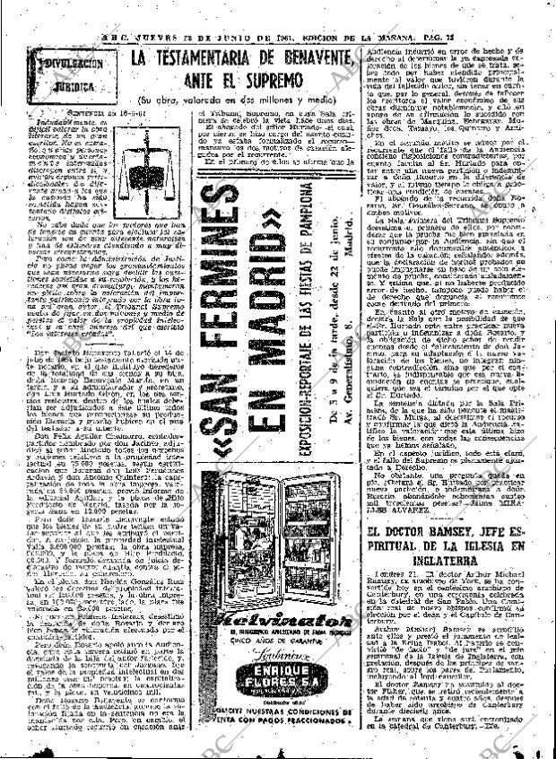 ABC MADRID 22-06-1961 página 73