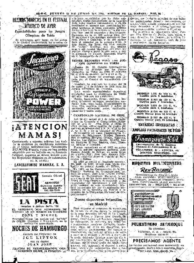 ABC MADRID 22-06-1961 página 80