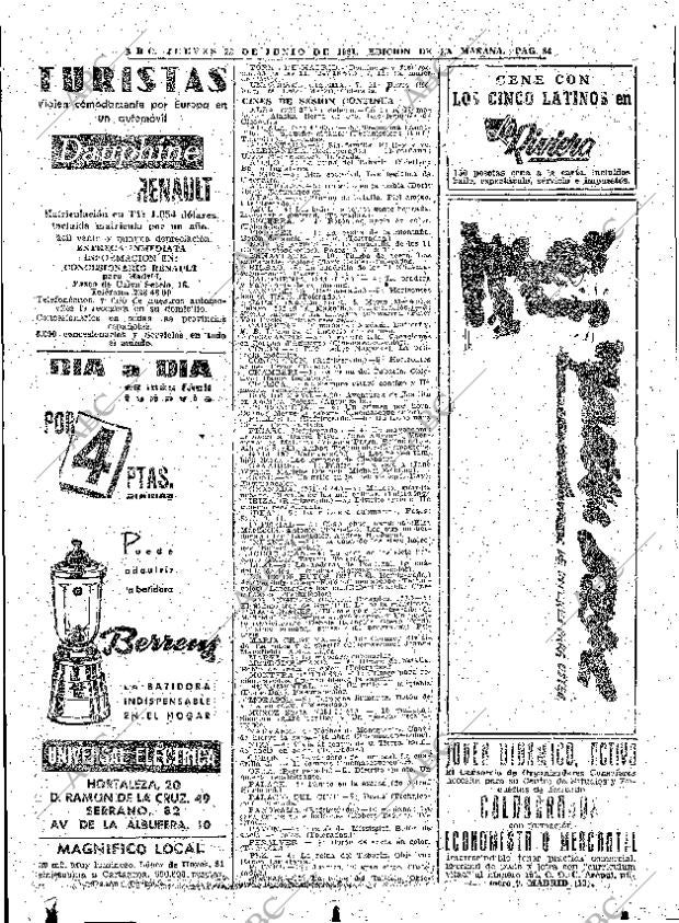 ABC MADRID 22-06-1961 página 84