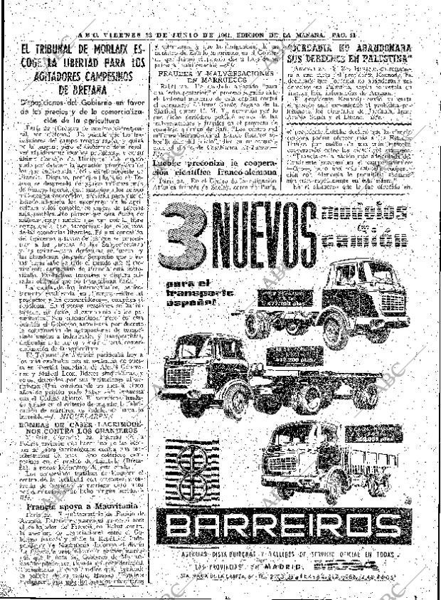 ABC MADRID 23-06-1961 página 51