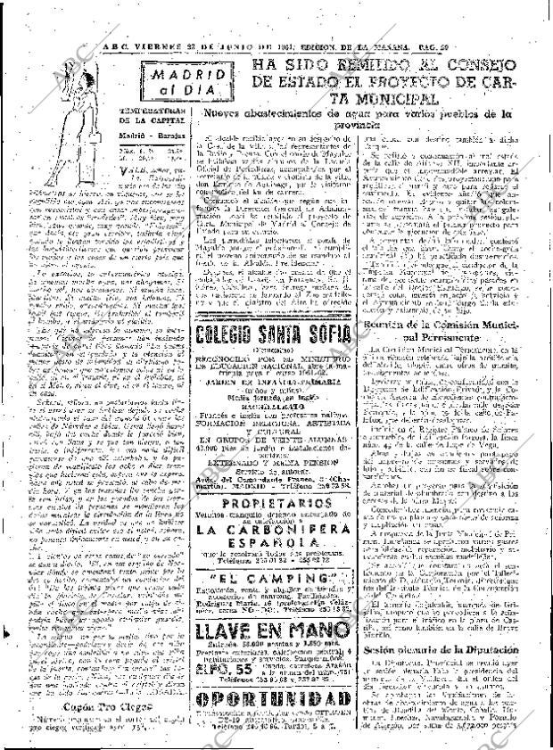 ABC MADRID 23-06-1961 página 69