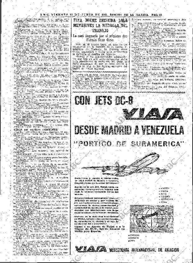 ABC MADRID 23-06-1961 página 81