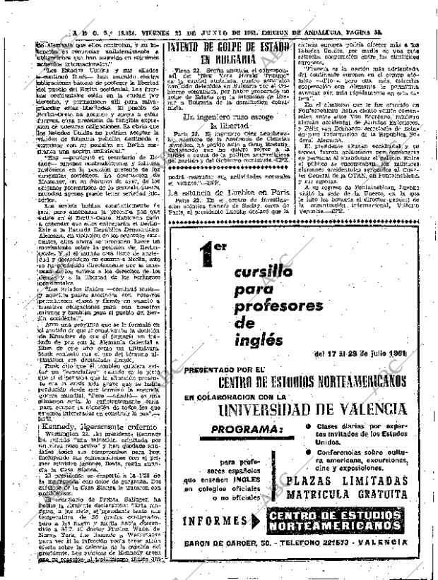 ABC SEVILLA 23-06-1961 página 33