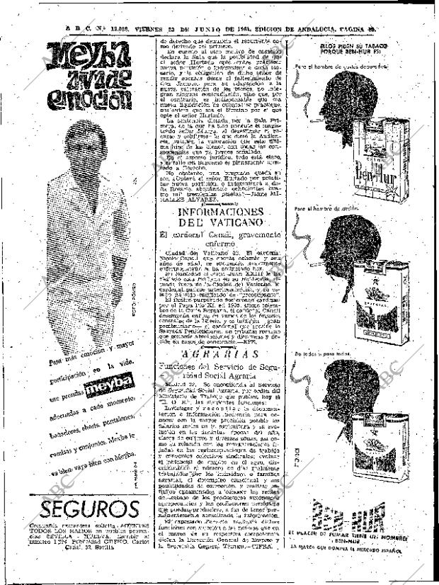 ABC SEVILLA 23-06-1961 página 40