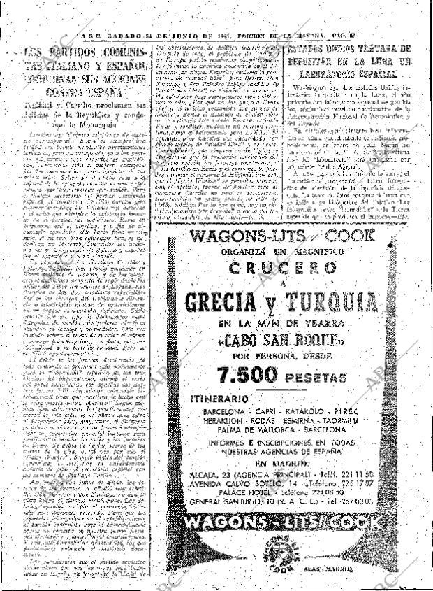 ABC MADRID 24-06-1961 página 55