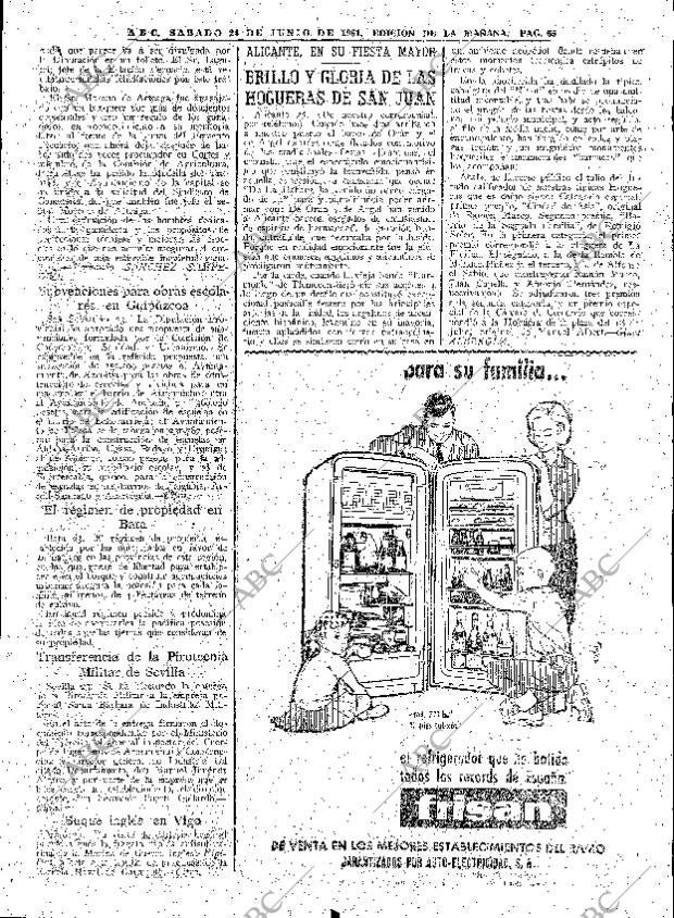 ABC MADRID 24-06-1961 página 65