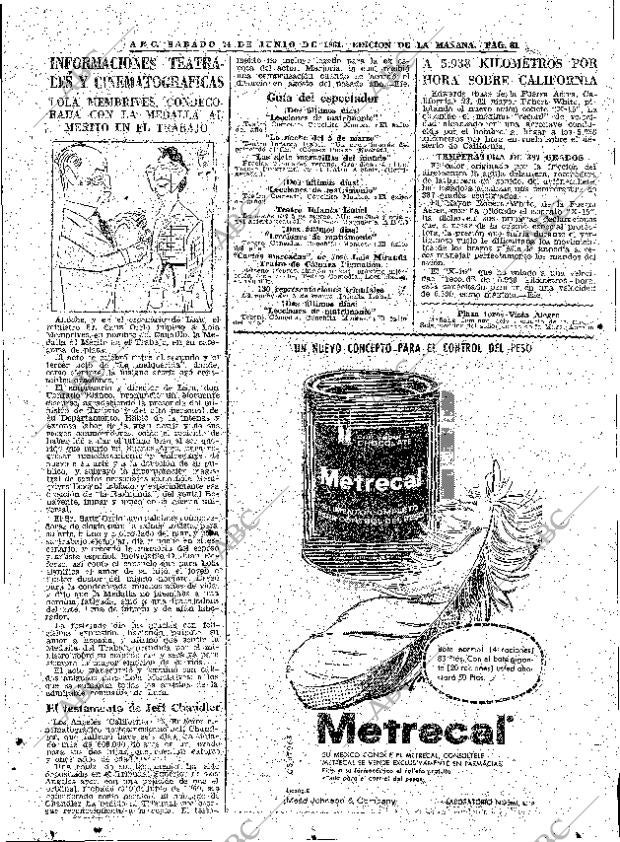 ABC MADRID 24-06-1961 página 81