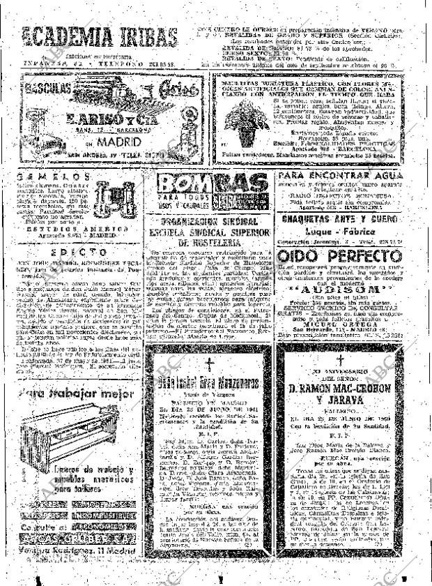 ABC MADRID 24-06-1961 página 93