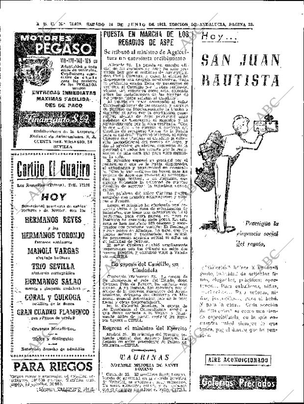 ABC SEVILLA 24-06-1961 página 38