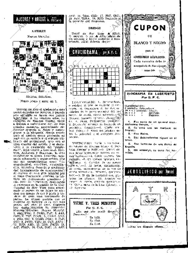 BLANCO Y NEGRO MADRID 24-06-1961 página 119