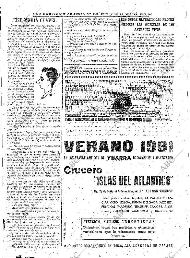 ABC MADRID 25-06-1961 página 101