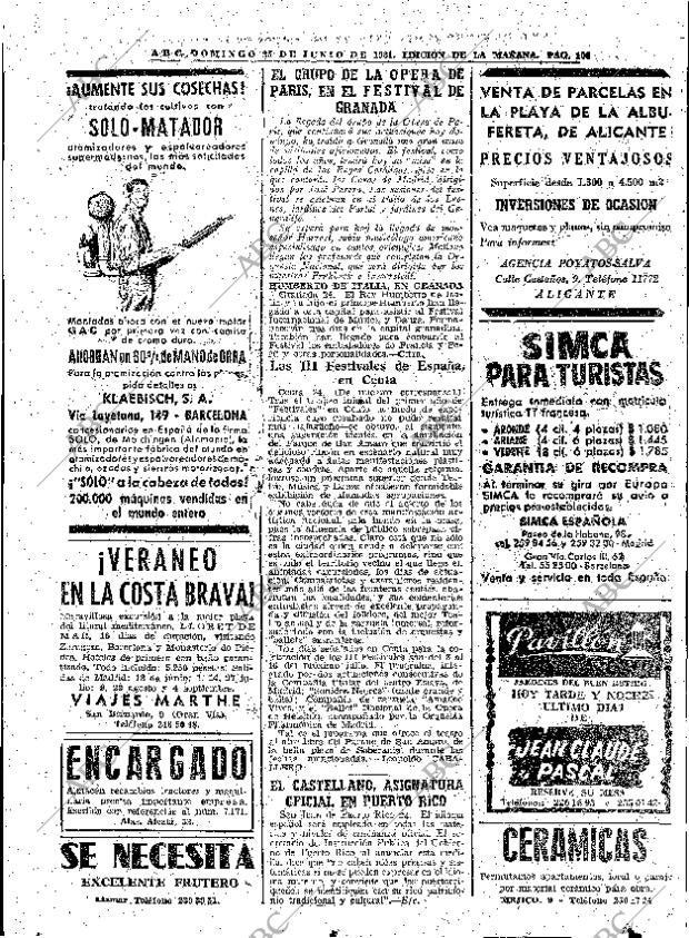 ABC MADRID 25-06-1961 página 108