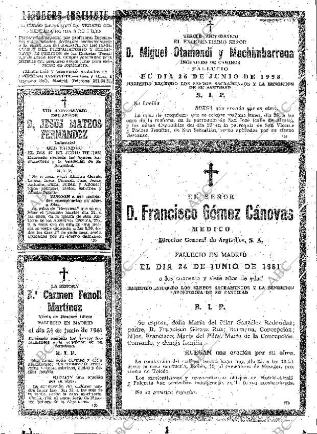 ABC MADRID 25-06-1961 página 121