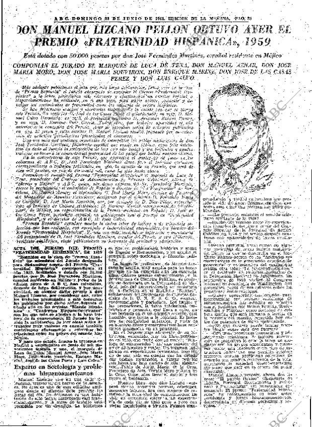ABC MADRID 25-06-1961 página 85