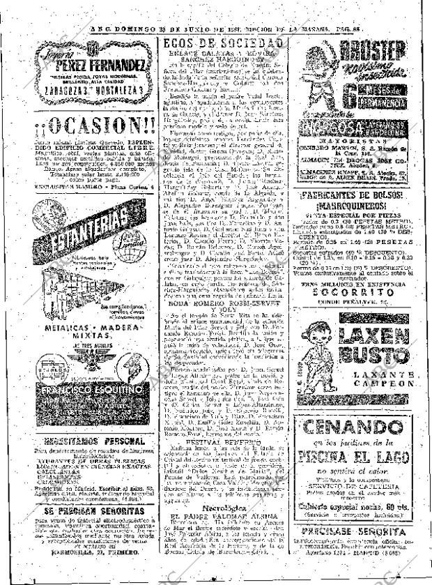 ABC MADRID 25-06-1961 página 88