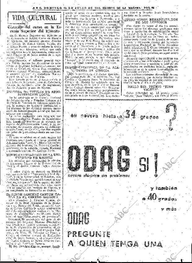 ABC MADRID 25-06-1961 página 95
