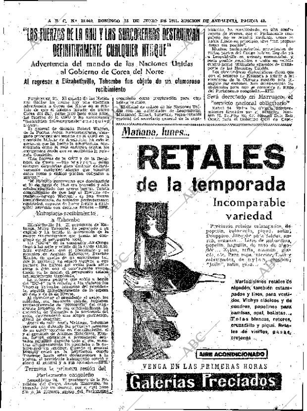 ABC SEVILLA 25-06-1961 página 49
