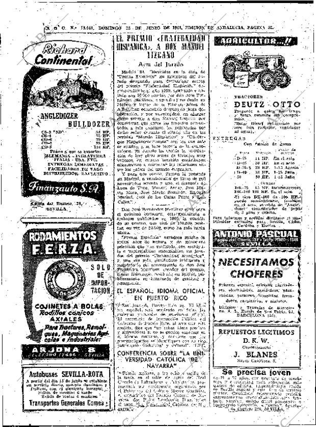 ABC SEVILLA 25-06-1961 página 52