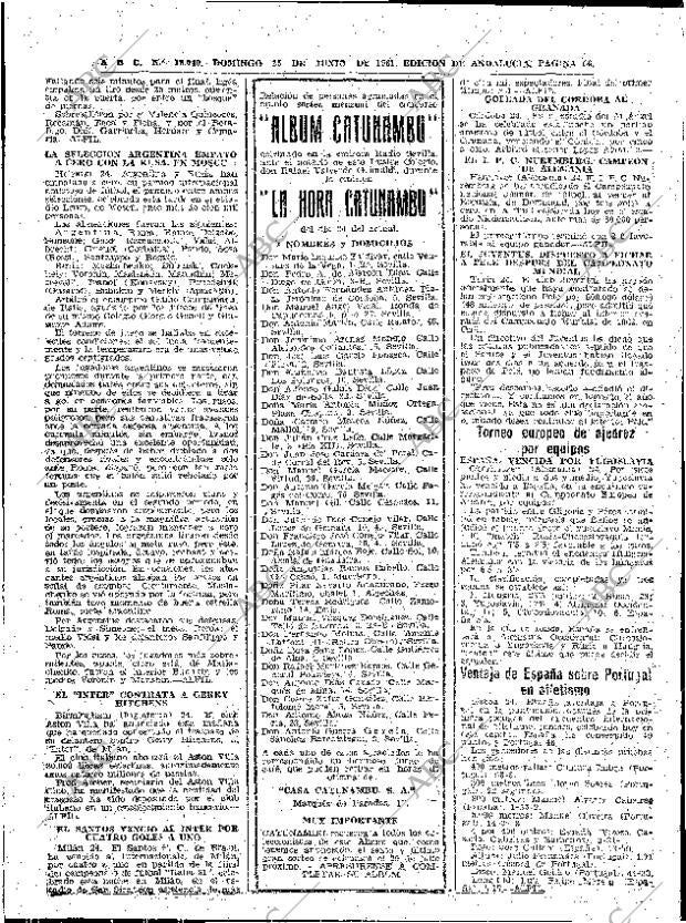 ABC SEVILLA 25-06-1961 página 66