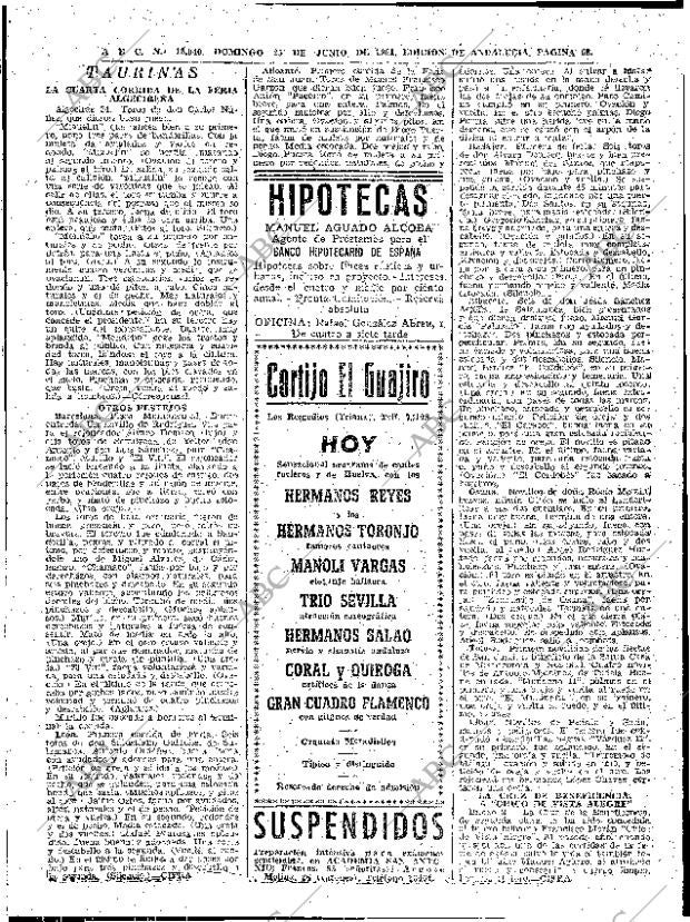 ABC SEVILLA 25-06-1961 página 68