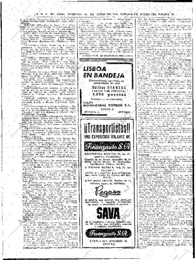 ABC SEVILLA 25-06-1961 página 70