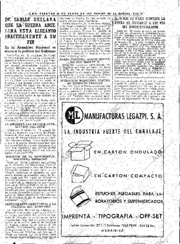 ABC MADRID 30-06-1961 página 37