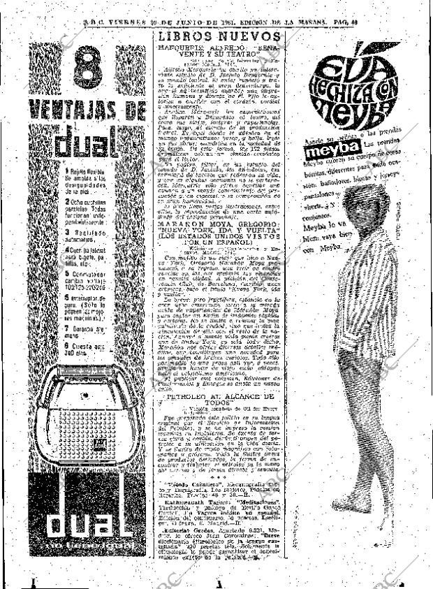 ABC MADRID 30-06-1961 página 46